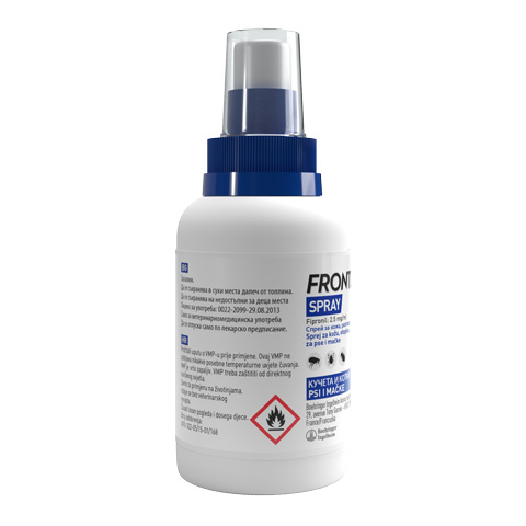 Frontline Spray 100 ml back 